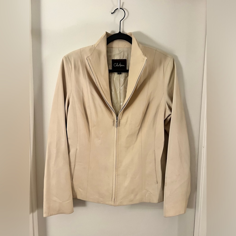 Cole Haan Genuine Lamb Skin Jacket, Size 10 Woman’s